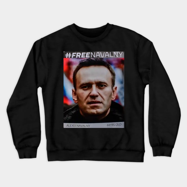 navalny Crewneck Sweatshirt by Brown777